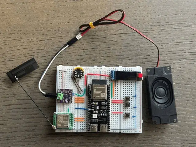 SmartHome AI Assistant hardware prototype with ESP32-S3
